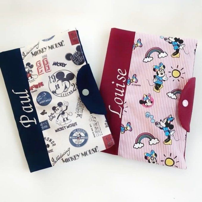 Housse pour carnet de santé MICKEY MINNIE