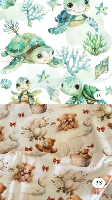 Couverture bébé/enfant (tissus au choix)