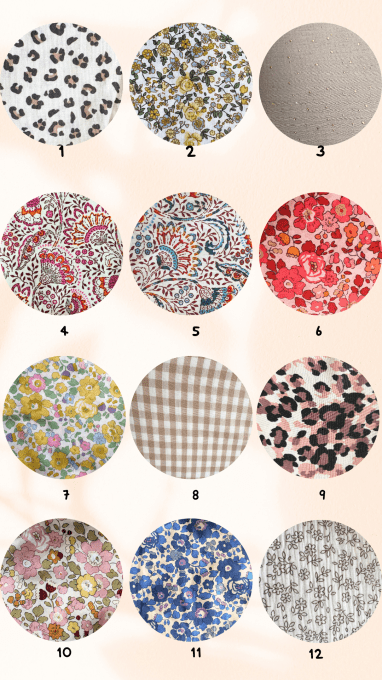 Sac banane velours et motif ( au choix) 