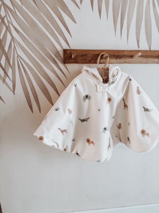 PONCHO IMPERMÉABLE (pluie) RENARD OU SAFARI