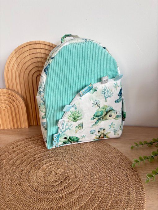 Motif tortue et velours