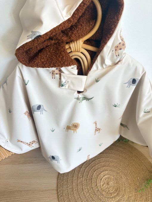 PONCHO IMPERMÉABLE (pluie) RENARD OU SAFARI