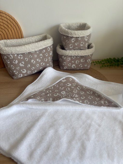 Cape de bain léopard 