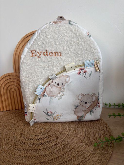 Sac à dos koala fait main personnalisée