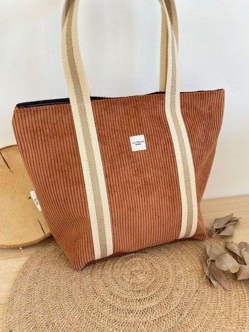 Sac à main Velour côtelé